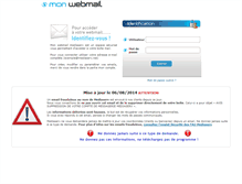 Tablet Screenshot of monwebmail.mediaserv.net